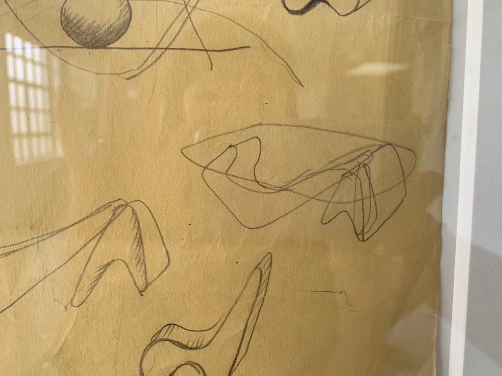 Several pencil sketches by Noguchi.